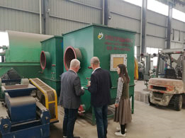 菲律賓石灰石烘干機(jī)客到泰達(dá)洽談業(yè)務(wù)