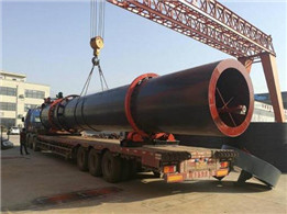 廣西柳州礦石烘干機發貨現場