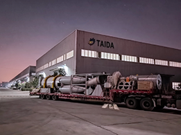 時(shí)產(chǎn)5噸發(fā)酵料歐式烘干機(jī)發(fā)往山東