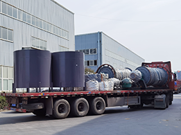 2套φ1.2m節(jié)能型球磨機(jī)發(fā)往云南出口口岸